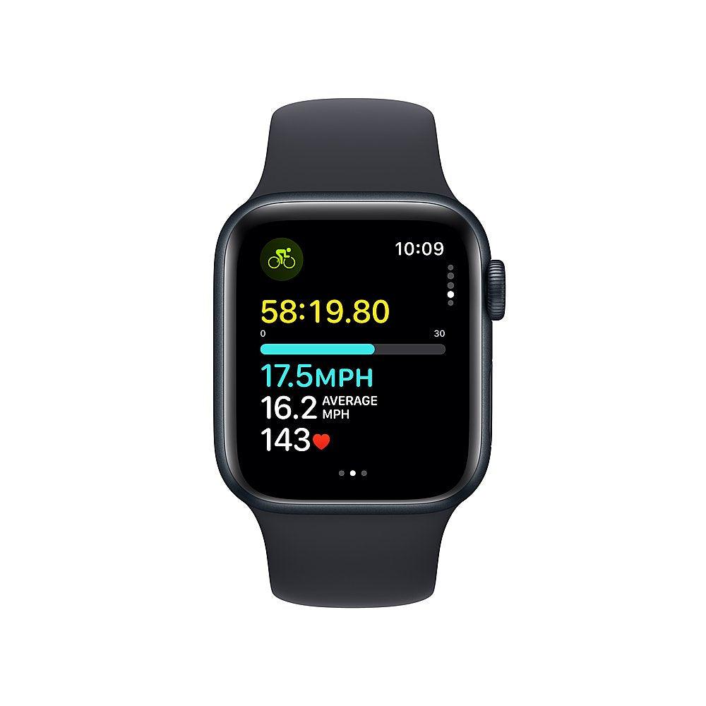 Apple Watch SE 2nd Gen (GPS) 40mm Midnight Aluminum Case with Sport Band - NanoInfinite