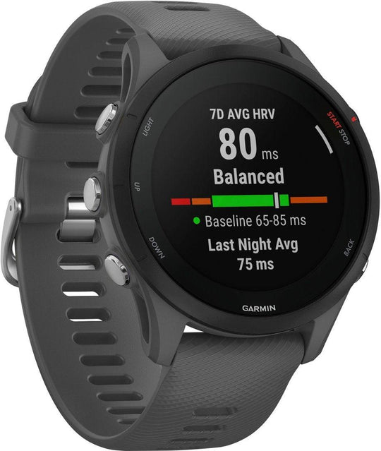 Garmin - Forerunner 255 GPS - Smartwatch 46 mm - Faserverstärktes Polymer - NanoInfinite