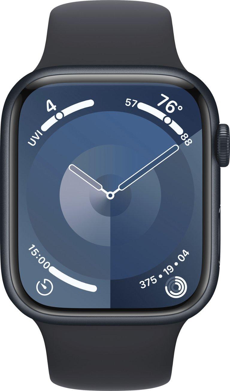 Apple Watch Series 9 GPS 45mm - Aluminiumgehäuse mit Sportarmband - NanoInfinite