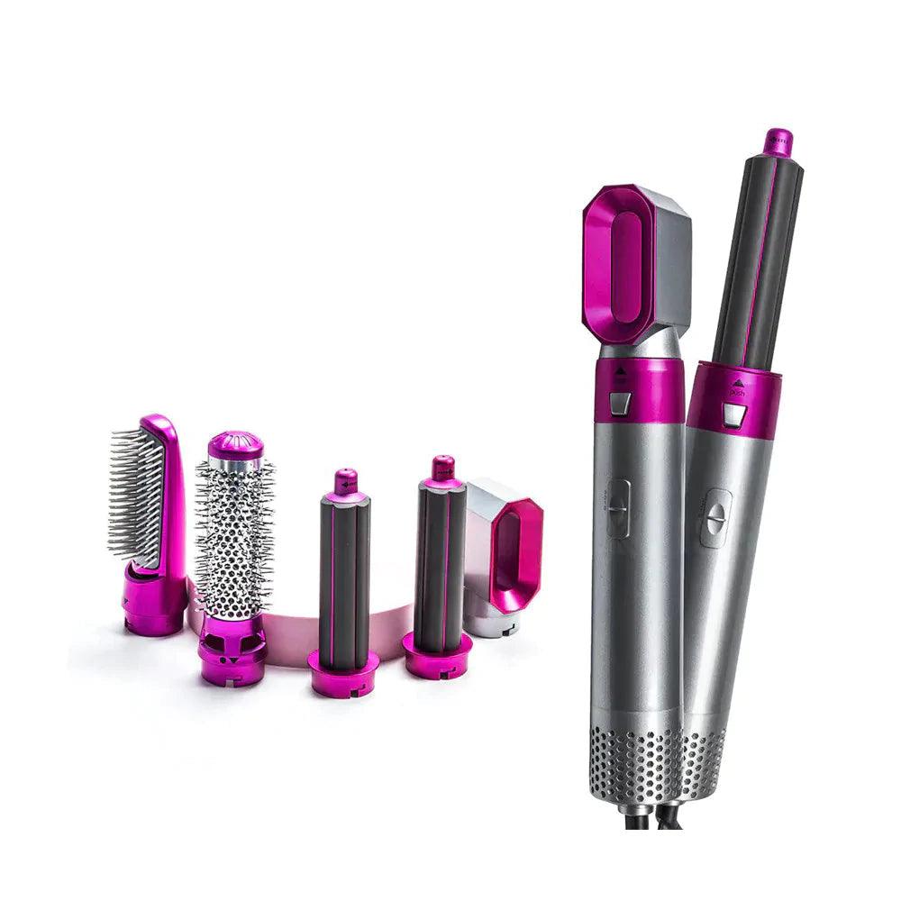 5-in-1 Hairstyler Pro: Multifunktionales Stylinggerät für Locken, Wellen und glattes Haar - NanoInfinite